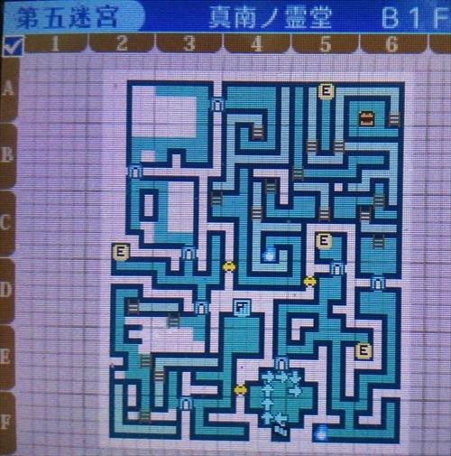 「真南の霊堂 B1F」のマップ