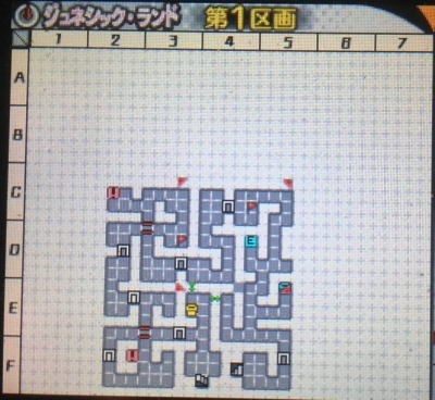 ジュネシックランド 第1区画 マップ