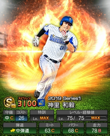 神里 和毅(S/2019シリーズ1) 評価