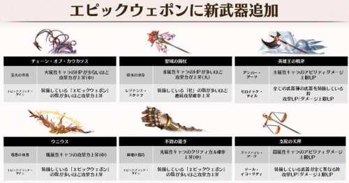 新エピックウェポン