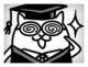 おかめはちもくネコ