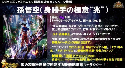 レジェンズフェスティバル新キャラ追加